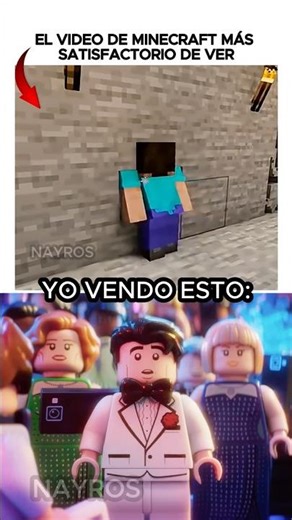 EL VIDEO DE MINECRAFT MÁS SATISFACTORIO DE VER! 🤯😂 #beat