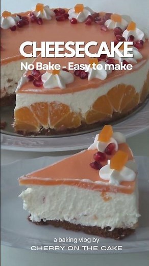 🍊 No Bake Cheesecake Mandarin Orange – Easy to Make - Simple Recipe for Everybody 🍊