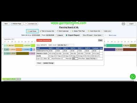 AI Based Automated Garment Planning Tool
