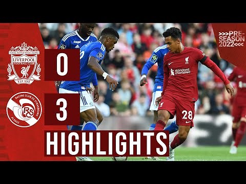 HIGHLIGHTS: Liverpool 0-3 Strasbourg | Youngsters beaten at Anfield