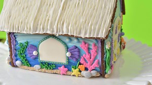 959K views · 1K reactions | Mermaid Gingerbread House RECIPE and TOOLS https://www.hanielas.com/disney-little-mermaid-gingerbread-house/ | Haniela's | Facebook