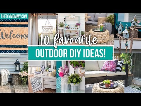 10 Outdoor DIY Projects that look amazing! | Outdoor DIY & Décor Challenge