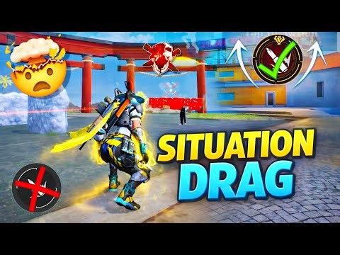 3 Free Fire Drag Techniques for Perfect Headshot🔥 | Free Fire Headshot Trick 2026