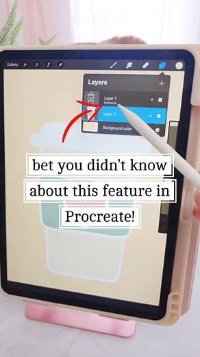 Brooke | Procreate Patterns & Tutorials on Instagram: "Did you know how to use the reference option in Procreate? There are so many fun hidden options to learn about! Wanna learn how to draw your own patterns? Comment ART to learn more! #seamlessfiles #digitalartist #smallbusiness #procreateartist #smallbusinessowner #surfacepatterndesign #procreatetips"