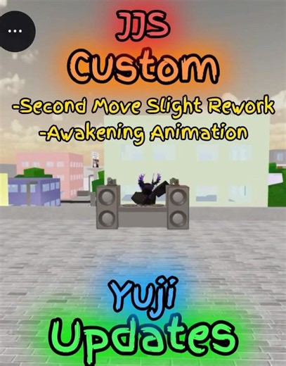 JJS Custom Skill Builder Yuji Ultimate Animation #jjs #jujutsushenanigans #skillbuilder