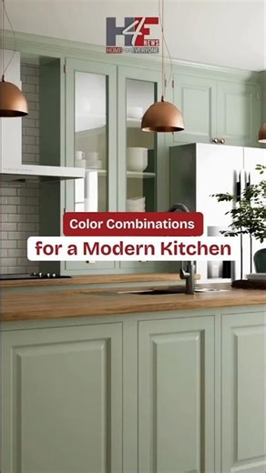Best Color Combinations for a Modern Kitchen #shorts