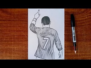 How to Draw Cristiano Ronaldo Easy | Step-by-Step Drawing Tutorial for Beginners