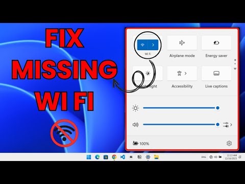 Wi-Fi Not Showing in Windows 11 | Fix Missing Wi-Fi Option & Icon (Easy Steps)