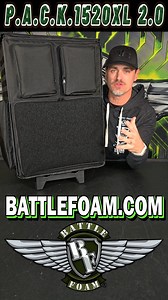 Battle Foam Launches the Reforged P.A.C.K. 1520XL 2.0 Bag! Shop Now at https://us.battlefoam.com/! The 1520XL has gotten a large facelift, just in time for the Holidays! The new 1520XL 2.0 has been refreshed from the ground up with all of the features we have been asked for over the last few years! Let's start with the inside. This is the exact same dimensions as our previous 1520s, so all of your current Foam and Magna Rack Load Outs will slide right in perfectly. No need to worry if your curre