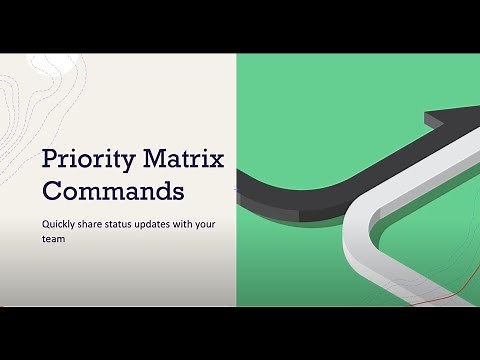 Priority Matrix Best Practices- Using Commands