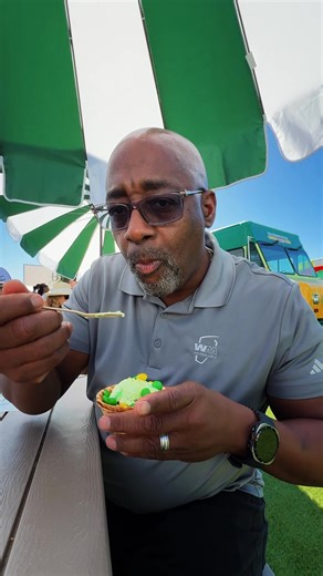 We won’t argue with that 🍦 The Green Dream Ice Cream is scooping exclusively at the WM Phoenix Open Green Scene, with 20% of sales benefiting Arizona sustainability initiatives. Come grab a cool treat - perfect for when the Arizona sun turns up the heat ☀️🌵🏜️ | WM