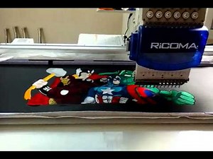 Muestra de Bordado - Bordadora RiCOMA RCM-1201PT