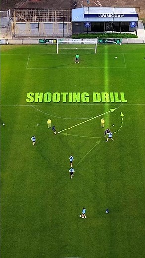 Shooting Drill vs Centre Back — 3 Actions in One Move 🎯