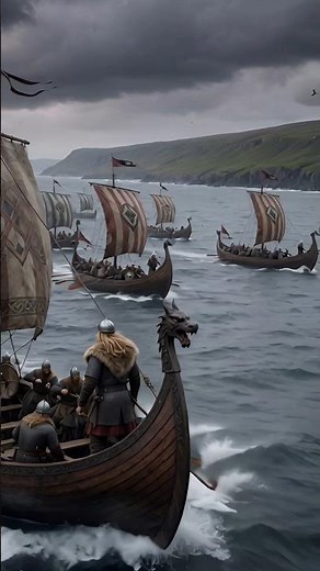 😱 THE GREAT HEATHEN ARMY ARRIVES: Vikings Invade England with Massive Fleet! ⚔️🐺 #ragnar #norsemen