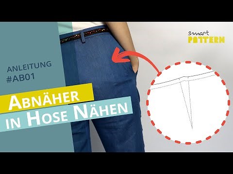 Abnäher an Hose selber nähen | DIY Anleitung #AB01