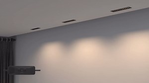 SCON 10W Recessed Adjustable Array Spotlight, TRIAC/0-10V LED Linear Lighting 3000K/4000K/5000K Switchable, Downlight with Black Trim and UL Certified Driver (10W/30°/Ra85/TRIAC/0-10V)