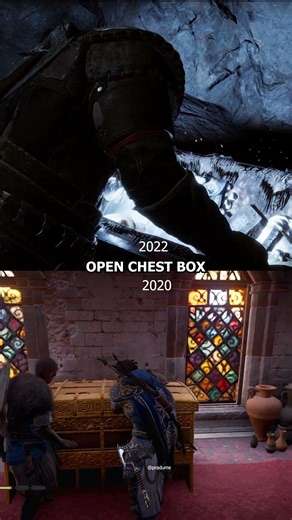 Opening Chest Box God Of War Ragnarok Assassin Creed Valhalla #shorts #godofwar
