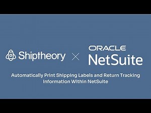 Printing Shipping Labels in NetSuite with Shiptheory