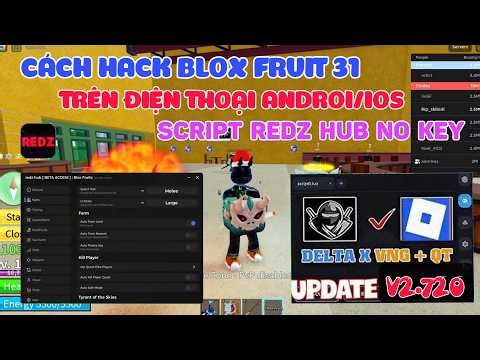 Update Hack Roblox Delta X VNG IOS V2.720 Fix - script redz hub no key hack blox fruit 31