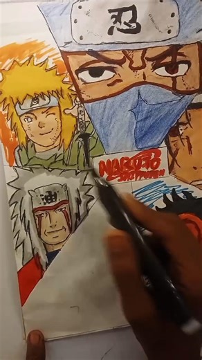 Jiraiya: The Legendary Sannin | Naruto Fan Art Drawing #shorts