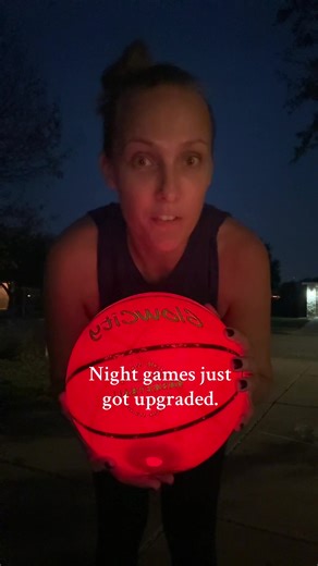 This glow-in-the-dark LED basketball makes night games SO much better. It lights up on impact, so you can actually see the ball while dribbling, passing, and shooting after dark. Perfect for driveways, backyards, kids, teens, or family games, and it’s a real basketball, not just a glow toy. Such an easy way to keep everyone active a little longer. #glowcity #basketballlife #basketballgame #bball #basketball @glowcitysports