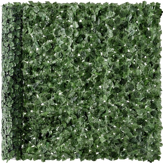 Check The Home Depot's Q&A Before Buying: Best Choice Products 96 in. x 72 in. Artificial Faux Ivy Arrangement Hedge Privacy Fence for Garden, Yard