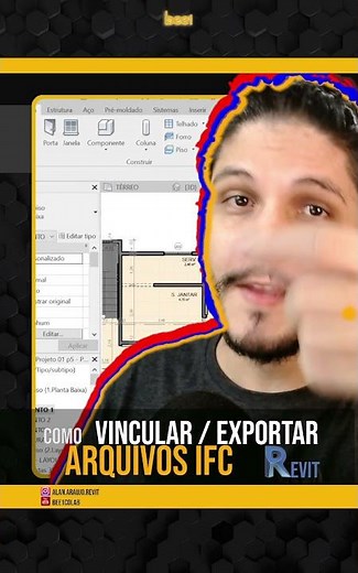 Como importar e exportar arquivos IFC no Revit #shorts
