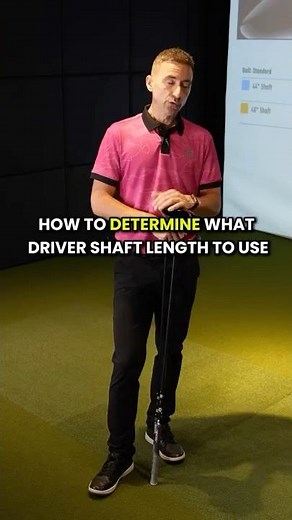 How to determine your proper driver shaft length