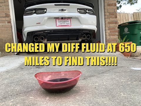 Changing the Diff Fluid on MY 2019 Camaro SS at just 650 Miles! | Vlog #228
