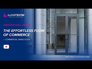 Commercial Swing Door | Durable & Stylish Entry for Retail Spaces