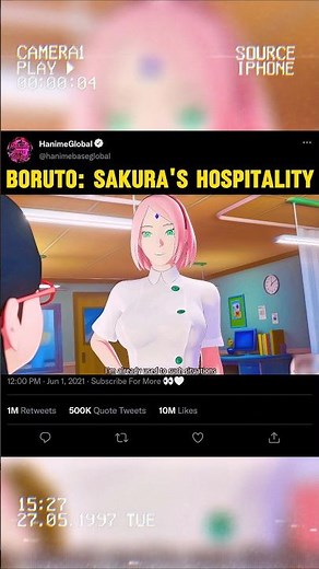 Boruto X Sakura Hospital 4K 60FPS 🥰