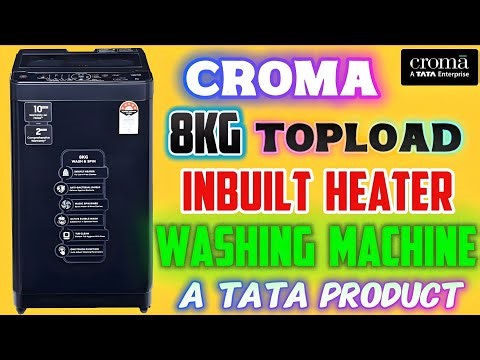 Croma 8kg topload washing machine first look @CromaRetail #croma #toploadwashingmachine #clothes