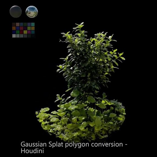 Converting Gaussian Splats To Polygonal Geometry With Houdini #houdini #gaussiansplatting