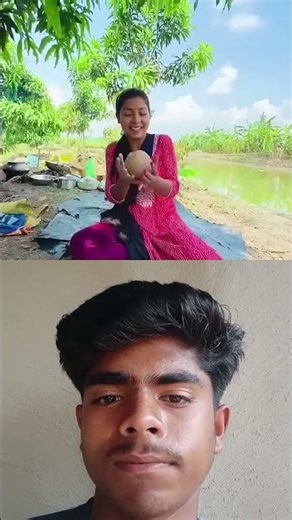 বান্ধবীর হাতে চিংড়ি মাছ#simul #viral