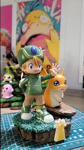 Takeru y Patamon de Digimon adventure 01 llegaron a nuestro estudio! Que esperas para pedir el tuyo! Diseño: @la_figures #digimonadventure #angemon #coleccionables #figurasanime | 3D Figuart