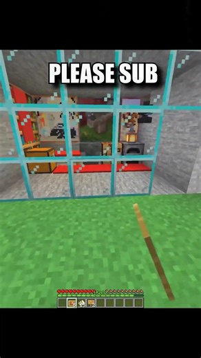 Minecraft When You Need a Hidden Fake Wall💀 (World’s Smallest Violin) #minecraft #shorts