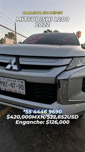 7.9K views · 50 reactions | MITSUBISHI L200 2022, de contado a tratar o te lo puedes llevar desde el 30% de enganche, #mitsubishi #l200 #vseccion | V Sección | Facebook