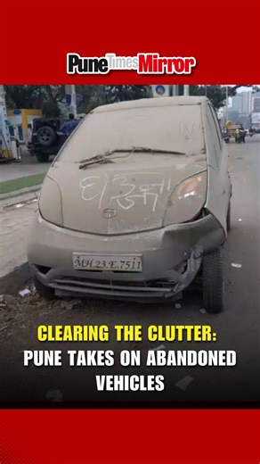 Clearing the Clutter: Pune Takes on Abandoned Vehicles To reduce congestion and improve road safety, the Pune Traffic Police and Pune Municipal Corporation have removed over 5,000 abandoned vehicles in the last year and plan to intensify the drive. These vehicles, dumped in residential areas, narrow lanes, and commercial hubs, choke traffic, occupy parking space, and pose health hazards by turning into garbage and mosquito-breeding sites. A notable case involved a dust-covered, graffiti-marked T