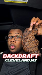 This is the BEST STEAK in Cleveland,Ms 🔥🤯 #foodtiktok #foodietok #foodie #steakhouse #mississippifoodie #mississippirestaurants #mukbang #tastetest Backdraft Restaurant | Big Tae Eats