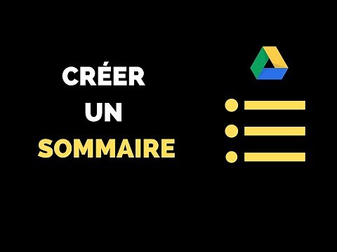 Comment créer un sommaire dans Google Docs ? [Table des matières]