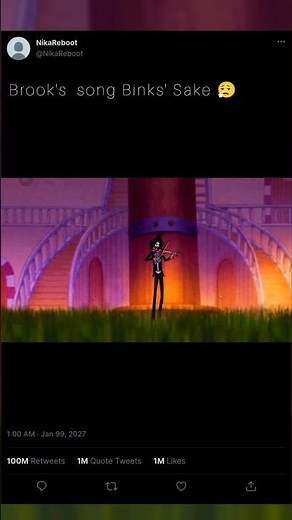 BINKS’ SAKE Sung by BROOK Is PURE EMOTION! 🎻😭🔥#anime #shorts #onepiece #brook