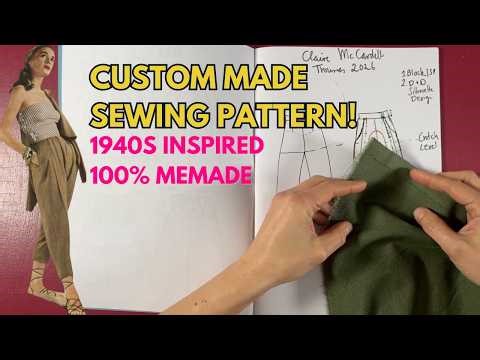 DIY Bespoke Trousers: Draft Your Own Perfect Pants