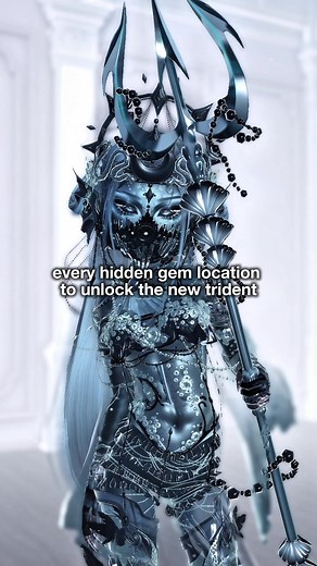 FULL TUTORIAL TO UNLOCK THE TRIDENT ALL THE LOCATIONS IN THE DRESS TO IMPRESS UPDATE #dti #dresstoimpress #dtiupdate #dticodes #dtihacks @Dress To Impress