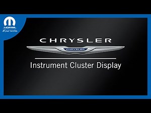 Instrument Cluster Display | How To | 2026 Chrysler Pacifica & Voyager