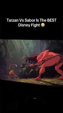 Tarzan Vs Sabor Is The Best Disney Fight! #tarzan #disney #movies