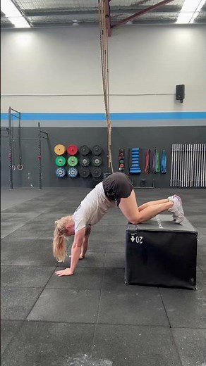 HSPU Progression - Box Pike Push Up