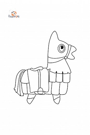 Fortnite Llama coloring page ♥ Online and Print for Free!