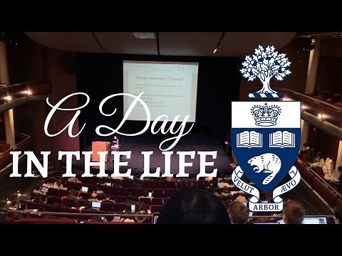 A DAY IN THE LIFE OF A UNIVERSITY OF TORONTO STUDENT