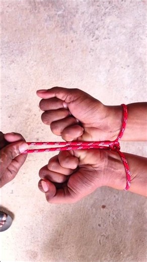 How to Tie a Handcuff Knot with Rope #Shorts #asmr