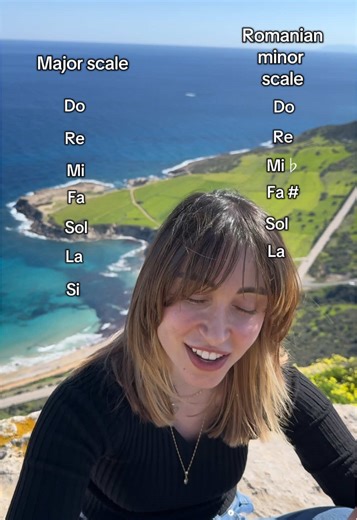 This was fun to do 🤪 #musictheory #folkmusic #romanian #vocalexercise #singing